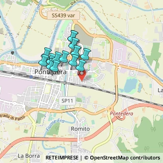 Mappa Via A. Vespucci, 56025 Pontedera PI, Italia (0.766)