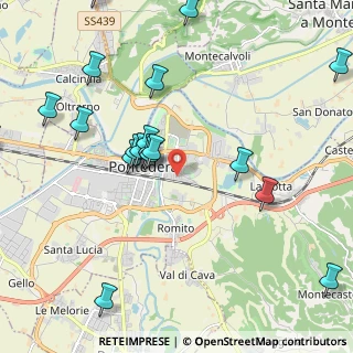 Mappa Via A. Vespucci, 56025 Pontedera PI, Italia (2.685)