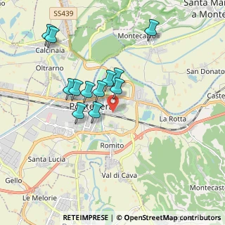 Mappa Via A. Vespucci, 56025 Pontedera PI, Italia (1.70167)