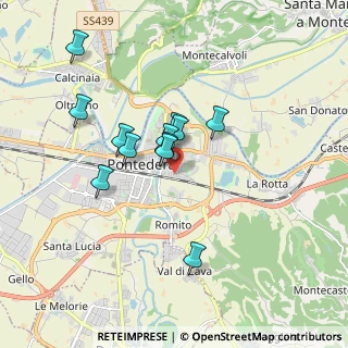 Mappa Via A. Vespucci, 56025 Pontedera PI, Italia (1.49667)