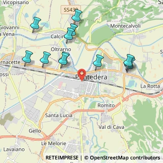 Mappa Viale Piaggio, 56025 Pontedera PI, Italia (2.31333)