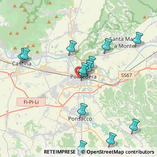 Mappa Viale Piaggio, 56025 Pontedera PI, Italia (4.68)
