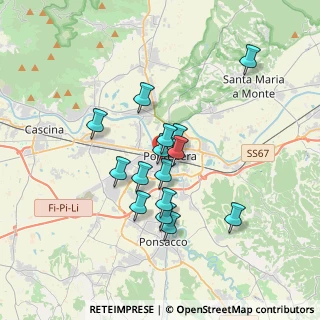 Mappa Viale Piaggio, 56025 Pontedera PI, Italia (2.9)