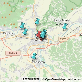 Mappa Viale Risorgimento, 56025 Pontedera PI, Italia (2.03462)