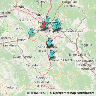 Mappa Via Cassia, 50026 San Casciano in Val di Pesa FI, Italia (10.65813)
