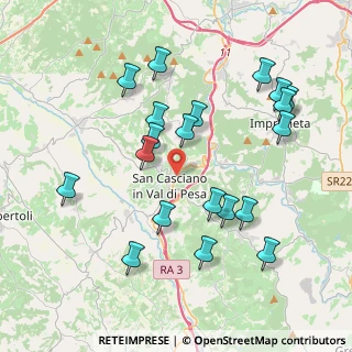 Mappa Via Cassia, 50026 San Casciano in Val di Pesa FI, Italia (4.219)