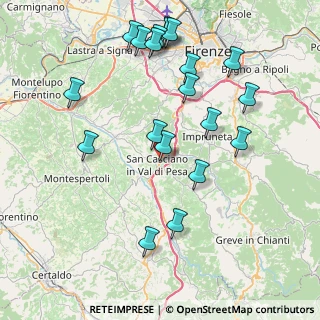 Mappa Via Cassia, 50026 San Casciano in Val di Pesa FI, Italia (9.081)