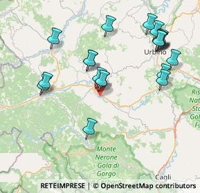 Mappa Via della Badia, 61049 Urbania PU, Italia (8.5735)
