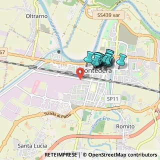 Mappa Viale Rinaldo Piaggio, 56025 Pontedera PI, Italia (0.65063)