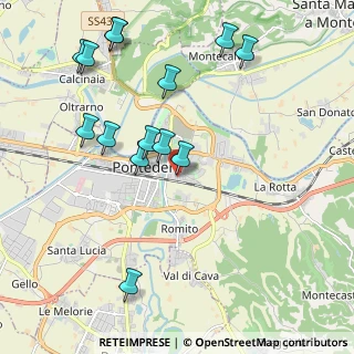 Mappa Via Fratelli Rosselli, 56025 Pontedera PI, Italia (2.33214)