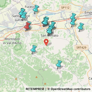 Mappa Via Casale, 56028 San Miniato PI, Italia (4.6305)