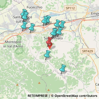 Mappa Via Casale, 56028 San Miniato PI, Italia (4.12667)