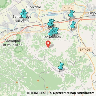 Mappa Via Casale, 56028 San Miniato PI, Italia (4.36545)
