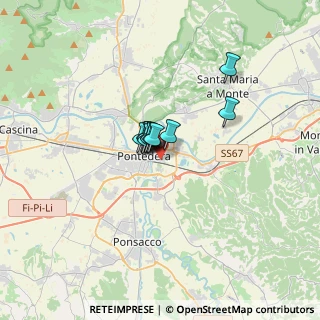 Mappa Via Benedetto Croce, 56025 Pontedera PI, Italia (1.59909)