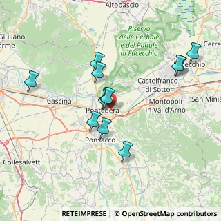 Mappa Via Giorgio Amendola, 56025 Pontedera PI, Italia (7.09)