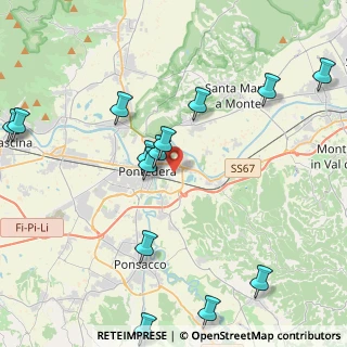 Mappa Via Giorgio Amendola, 56025 Pontedera PI, Italia (5.18714)