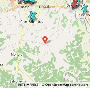 Mappa Via Bassa, 56028 San Miniato PI, Italia (3.83063)
