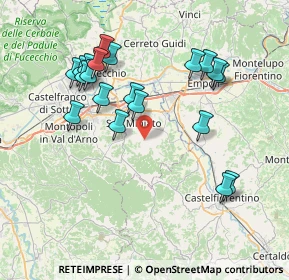 Mappa Via Bassa, 56028 San Miniato PI, Italia (7.9965)