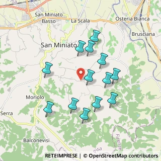 Mappa Via Bassa, 56028 San Miniato PI, Italia (1.75)