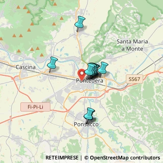 Mappa Via Piaggio R., 56025 Pontedera PI, Italia (2.30071)