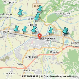 Mappa Via Piaggio R., 56025 Pontedera PI, Italia (2.22583)