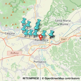 Mappa Via Della Repubblica, 56025 Pontedera PI, Italia (2.63571)