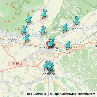 Mappa Via Della Repubblica, 56025 Pontedera PI, Italia (3.672)