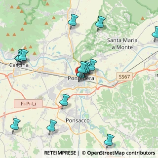 Mappa Via Della Repubblica, 56025 Pontedera PI, Italia (4.61375)