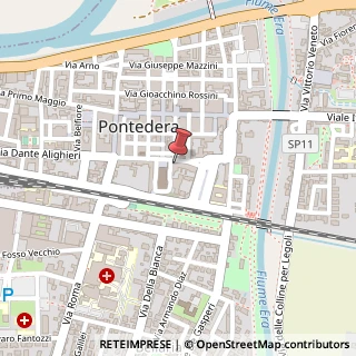 Mappa Piazza Caduti Divisione Acqui Cefalonia Corf?, 2, 56025 Pontedera, Pisa (Toscana)