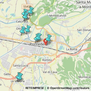 Mappa Via del Bosco, 56025 Pontedera PI, Italia (2.60455)