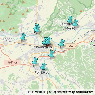 Mappa Via del Bosco, 56025 Pontedera PI, Italia (3.01538)