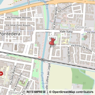 Mappa Via delle Colline per Legoli, 84, 56025 Pontedera, Pisa (Toscana)