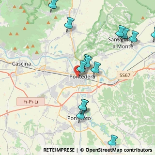 Mappa Pontedera - Casciana T., 56025 Pontedera PI, Italia (4.96786)
