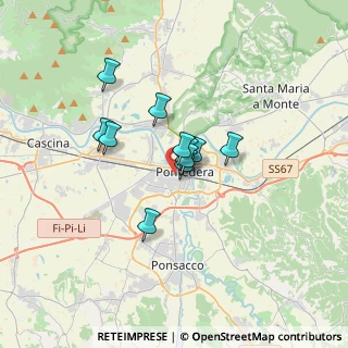 Mappa Pontedera - Casciana T., 56025 Pontedera PI, Italia (2.23636)