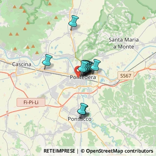 Mappa Pontedera - Casciana T., 56025 Pontedera PI, Italia (2.12286)