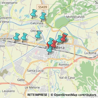 Mappa Pontedera - Casciana T., 56025 Pontedera PI, Italia (1.54636)