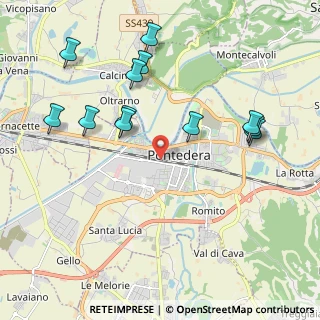 Mappa Pontedera C.T., 56025 Pontedera PI, Italia (2.25333)