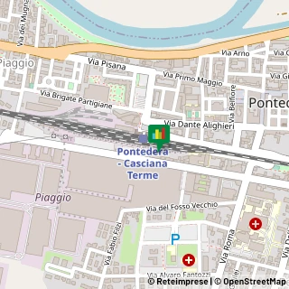 Mappa Viale Rinaldo Piaggio, 82, 56025 Pontedera, Pisa (Toscana)