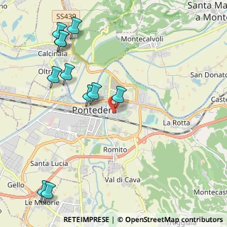 Mappa Via Enrico de Nicola, 56025 Pontedera PI, Italia (2.65455)
