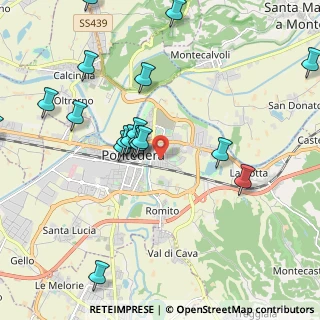 Mappa Via Enrico de Nicola, 56025 Pontedera PI, Italia (2.624)