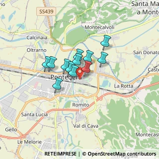 Mappa Via Enrico de Nicola, 56025 Pontedera PI, Italia (1.11)