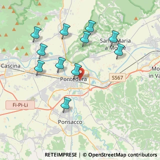 Mappa Via Enrico de Nicola, 56025 Pontedera PI, Italia (4.26)