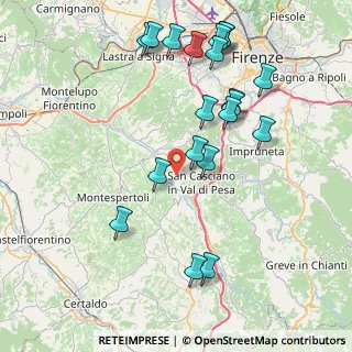 Mappa Via di Mucciana, 50026 San Casciano in Val di pesa FI, Italia (9.078)