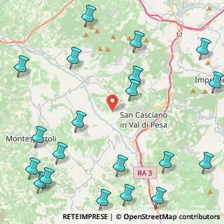 Mappa Via di Mucciana, 50026 San Casciano in Val di pesa FI, Italia (6.51)