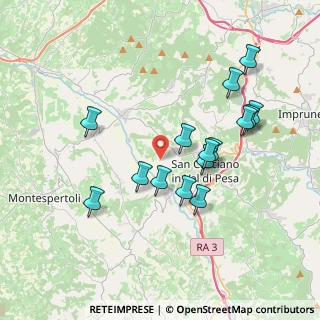 Mappa Via di Mucciana, 50026 San Casciano in Val di pesa FI, Italia (3.664)
