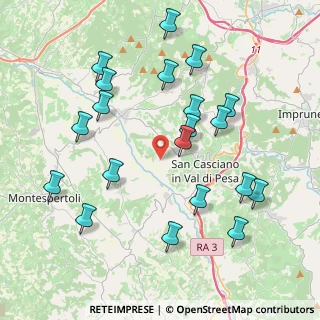 Mappa Via di Mucciana, 50026 San Casciano in Val di pesa FI, Italia (4.425)