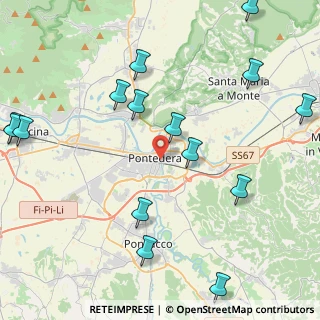 Mappa Via della Stazione Vecchia, 56025 Pontedera PI, Italia (5.642)