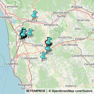 Mappa Via della Stazione Vecchia, 56025 Pontedera PI, Italia (14.073)