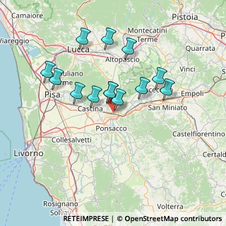Mappa Via della Stazione Vecchia, 56025 Pontedera PI, Italia (13.05)