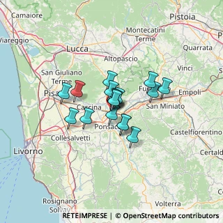 Mappa Via della Stazione Vecchia, 56025 Pontedera PI, Italia (8.28647)